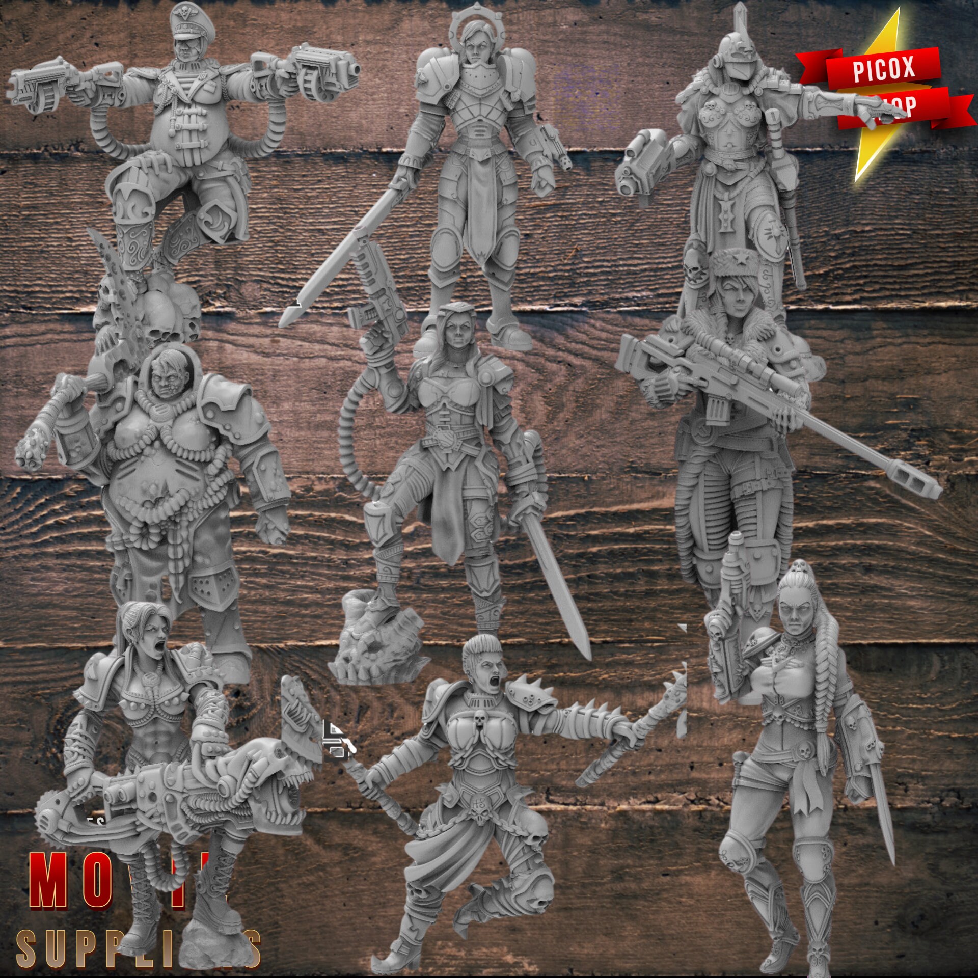 Pack WARHAMMER 40K Stl Files for 3D Printing Miniatures RPG - Etsy ...