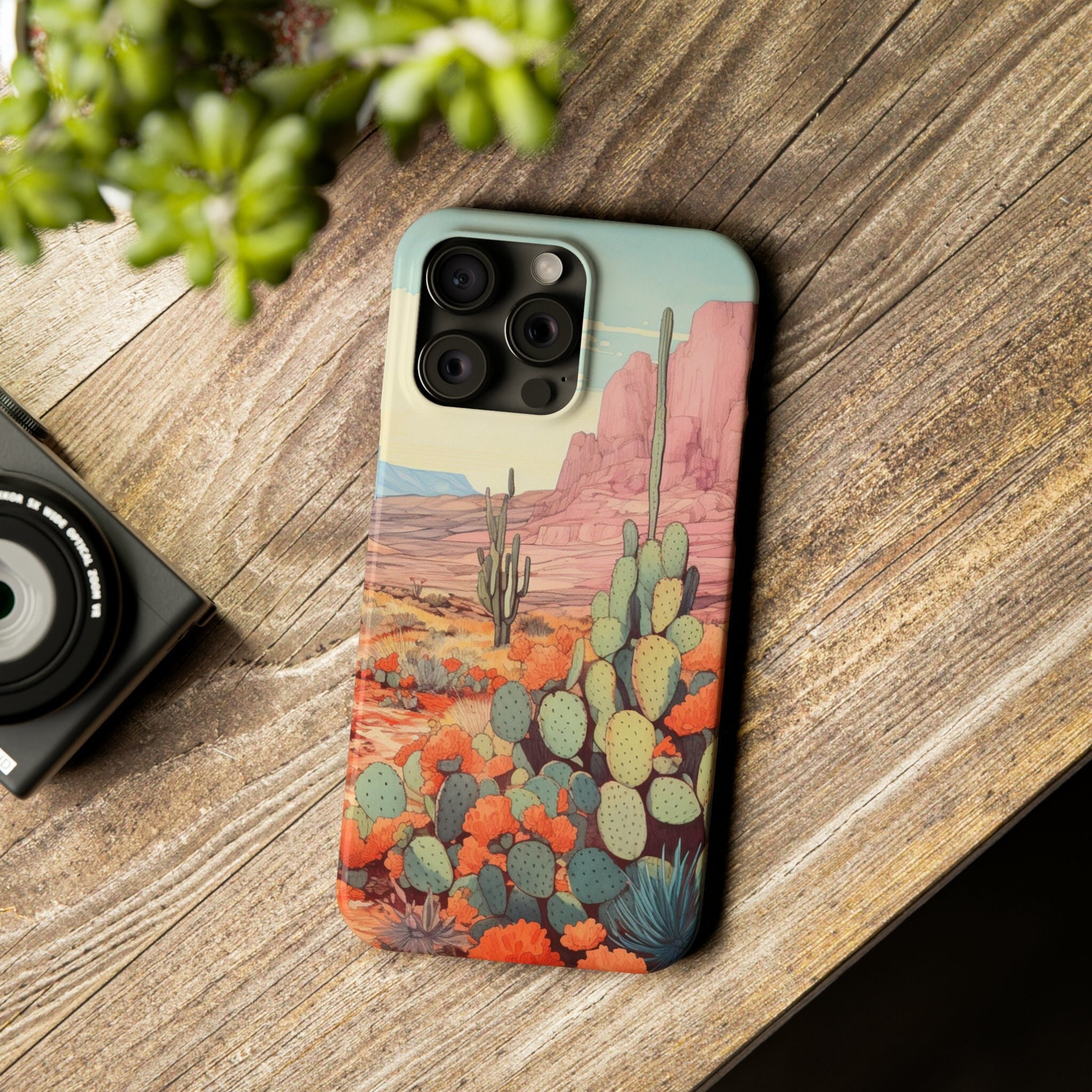 Cactus Phone Case - Etsy