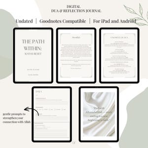 30-Tage-Islamisches Reflexionstagebuch | Der Weg ins Innere | Vertrauensbasierte Produktionsplaner | Digitaler Download PDF