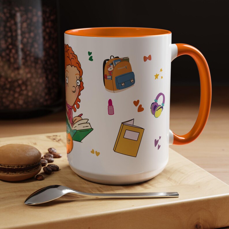 As Told By Ginger Coffee Mug | 11 oz & 15 oz Ceramic Cup | Cozy Coffee Cup | 90s Kids Gift | Nickelodeon Fan Gift | Nostalgic Coffee Mug image 10