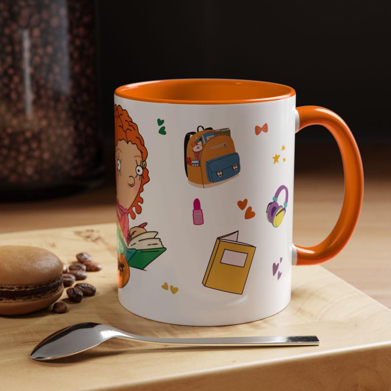 As Told By Ginger Coffee Mug | 11 oz & 15 oz Ceramic Cup | Cozy Coffee Cup | 90s Kids Gift | Nickelodeon Fan Gift | Nostalgic Coffee Mug image 4