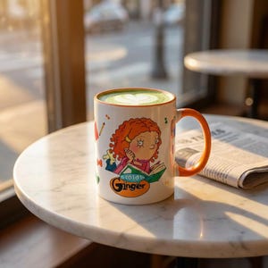 As Told By Ginger Coffee Mug | 11 oz & 15 oz Ceramic Cup | Cozy Coffee Cup | 90s Kids Gift | Nickelodeon Fan Gift | Nostalgic Coffee Mug image 1