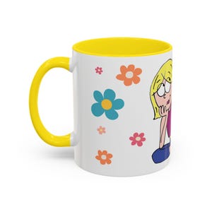 Y2K Nostalgia Coffee Mug | Retro Cartoon Inspired Mug | Lizzie McGuire 2000s Aesthetic Gift | Cute Nostalgic Coffee Cup | Millennial Gift image 5
