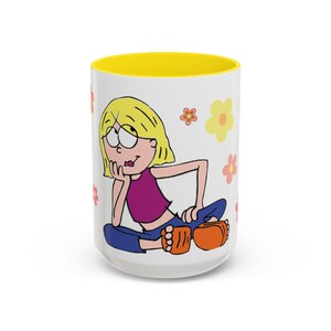Y2K Nostalgia Coffee Mug | Retro Cartoon Inspired Mug | Lizzie McGuire 2000s Aesthetic Gift | Cute Nostalgic Coffee Cup | Millennial Gift image 9