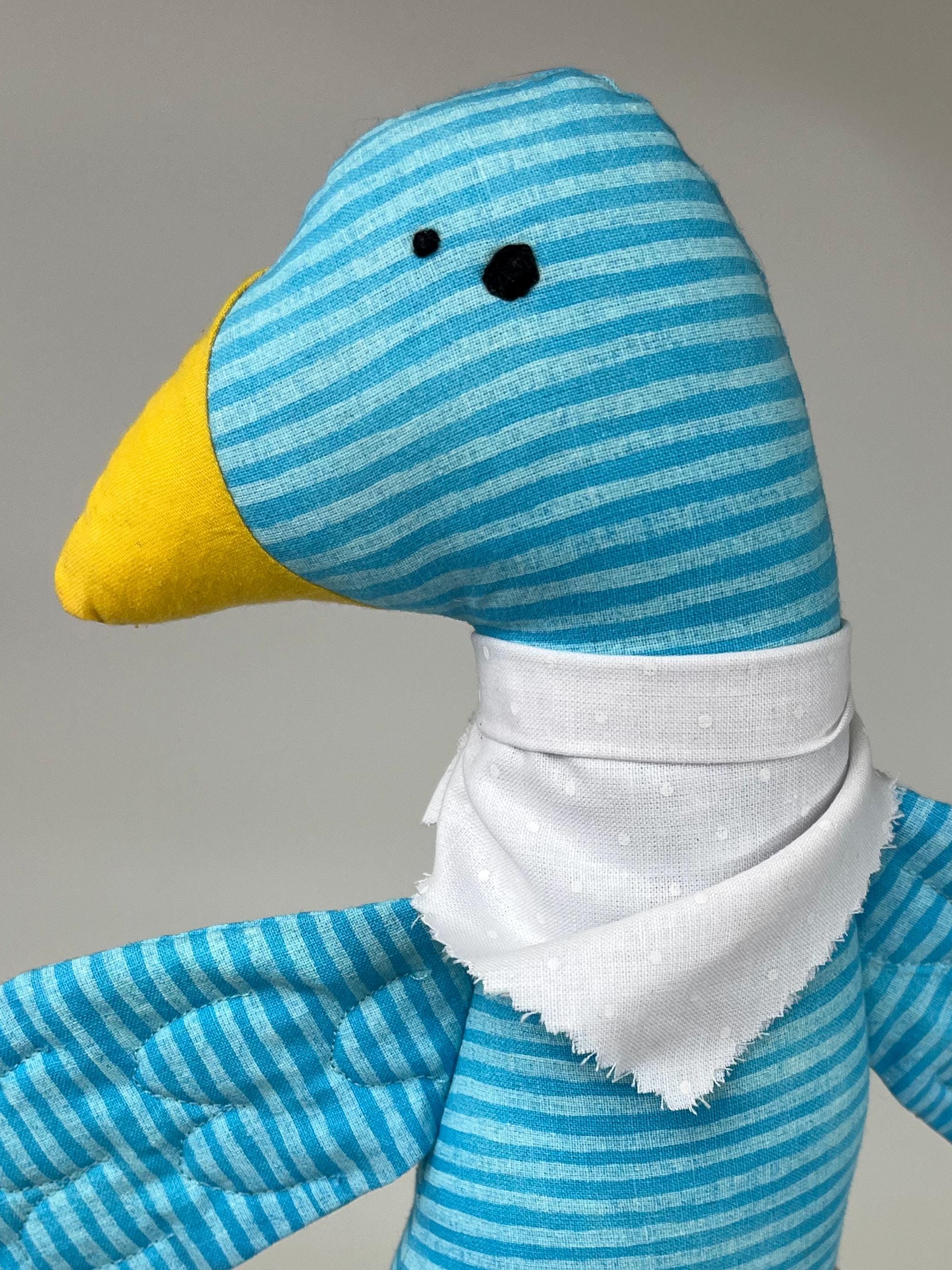 Handmade Blue Duck Stuffed Animal Etsy