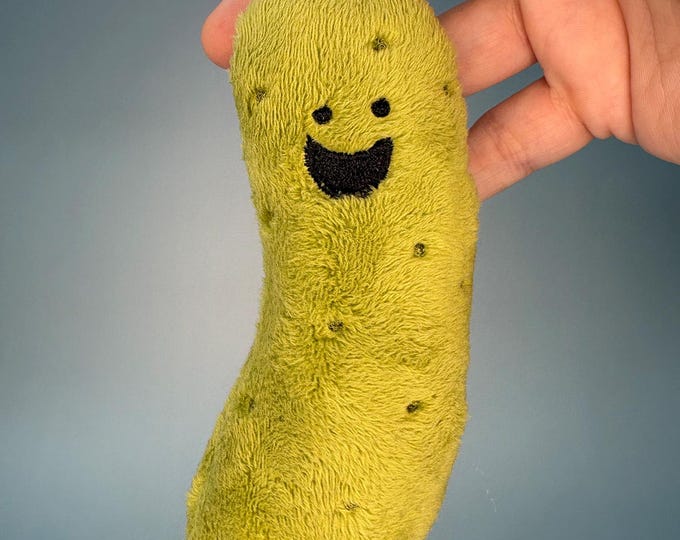 Pickle Plush Keychain