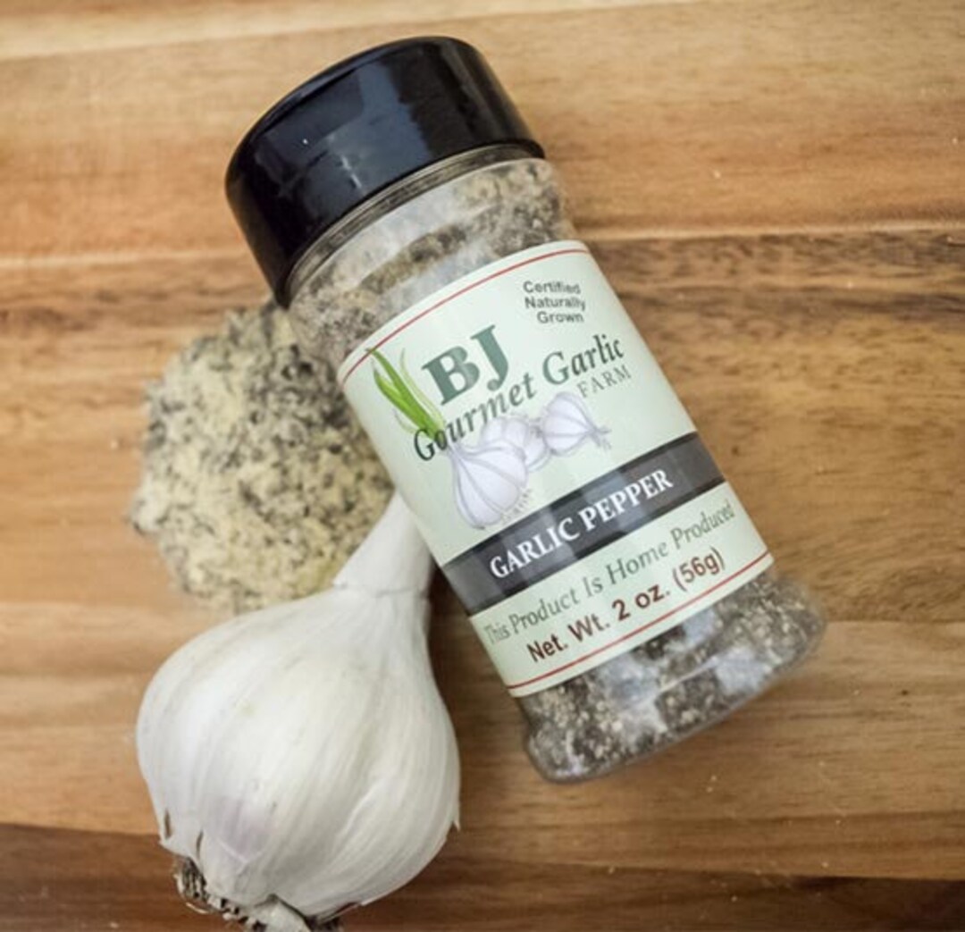 Garlic Pepper Spices 100 Pure Dehydrated Fresh Garlic Shaker Etsy