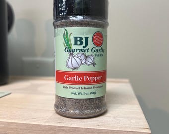 Garlic Pepper Spices 100% Pure Dehydrated Fresh Garlic Shaker