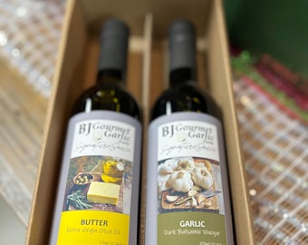 Pick 2 The Cooks Gift Box Olive Oil and Balsamic Vinegar All Natural | Vegan | Gluten Free | Allergy Friendly |