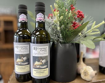 Parmesan Garlic Rosemary Olive Oil - Gourmet Vegan Dressing (375ml)