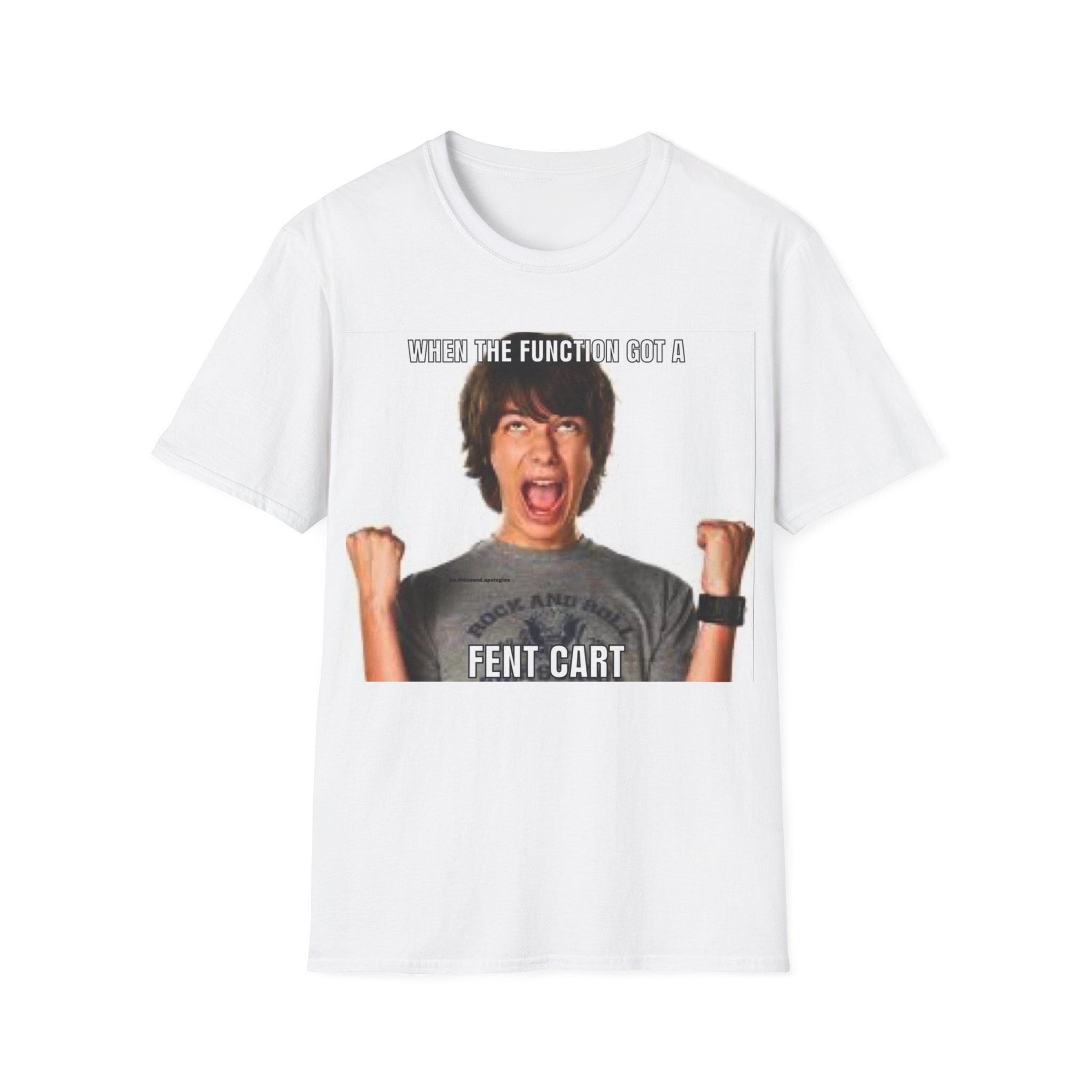 Funktion Fent Warenkorb Lustiges Unisex Softstyle T-Shirt