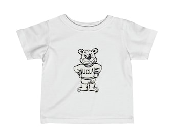 UCLA Bruin baby-t-shirt van fijne jersey met logo
