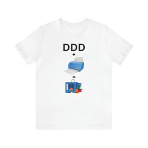 Funny 3d printing T-shirt, 3d printing shirt, 3d print lovers, 3d printer owners, 3d print gift, Unisex, Short Sleeve Tee, nerd shirt imagem 7