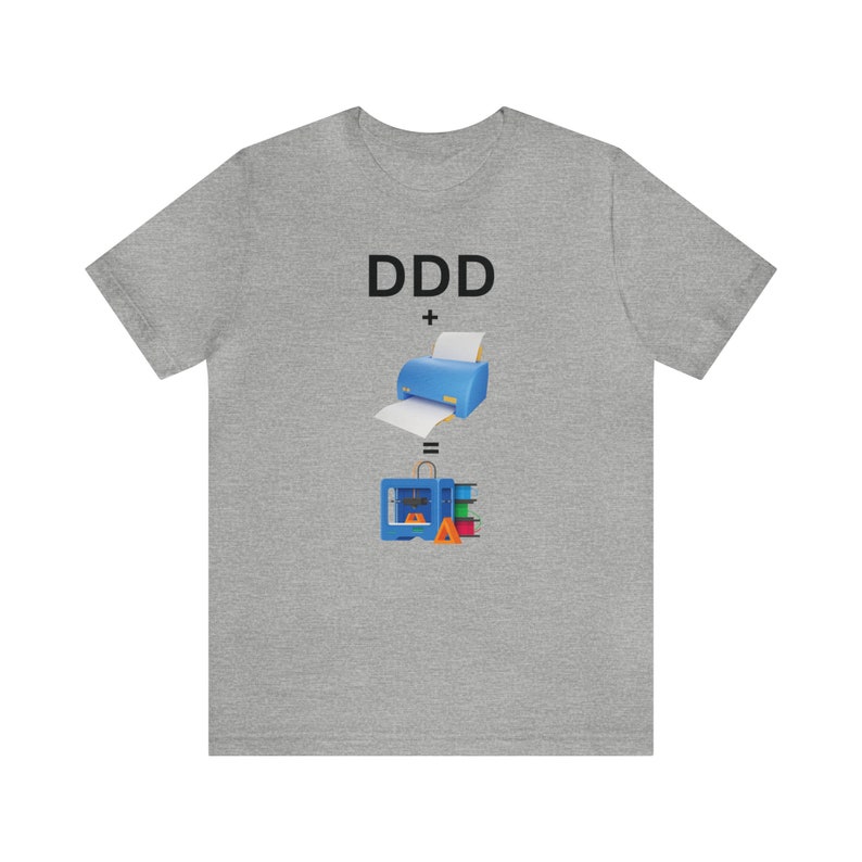 Funny 3d printing T-shirt, 3d printing shirt, 3d print lovers, 3d printer owners, 3d print gift, Unisex, Short Sleeve Tee, nerd shirt imagem 6