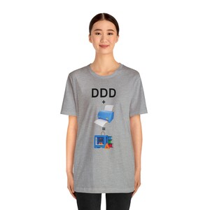 Funny 3d printing T-shirt, 3d printing shirt, 3d print lovers, 3d printer owners, 3d print gift, Unisex, Short Sleeve Tee, nerd shirt imagem 5