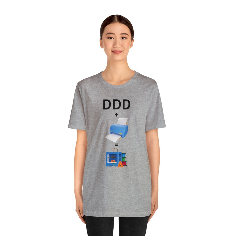 Funny 3d printing T-shirt, 3d printing shirt, 3d print lovers, 3d printer owners, 3d print gift, Unisex, Short Sleeve Tee, nerd shirt imagem 5