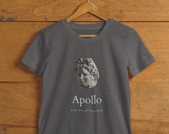 Apollo's Wisdom T-Shirt - God of Knowledge Graphic Tee - Mythical Intellect Apparel
