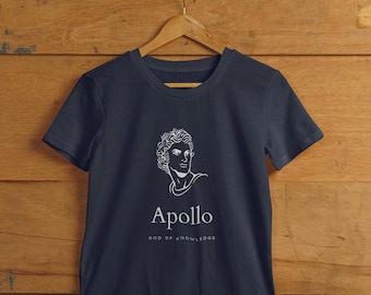 Apollo's Wisdom T-Shirt - God of Knowledge Graphic Tee - Mythical Intellect Apparel