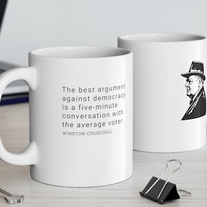 Winston Churchill Quote Mug. History Gift | History Lover | History Teacher | History Mug
