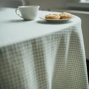 Double Gauze Gingham Check Muslin 100% Cotton Baby Crinkly Plain Lightweight Fabric Musselin Stoff pastel neutral colours by meter yard