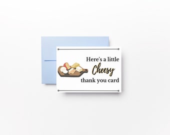 Funny Cheese Thank You Card