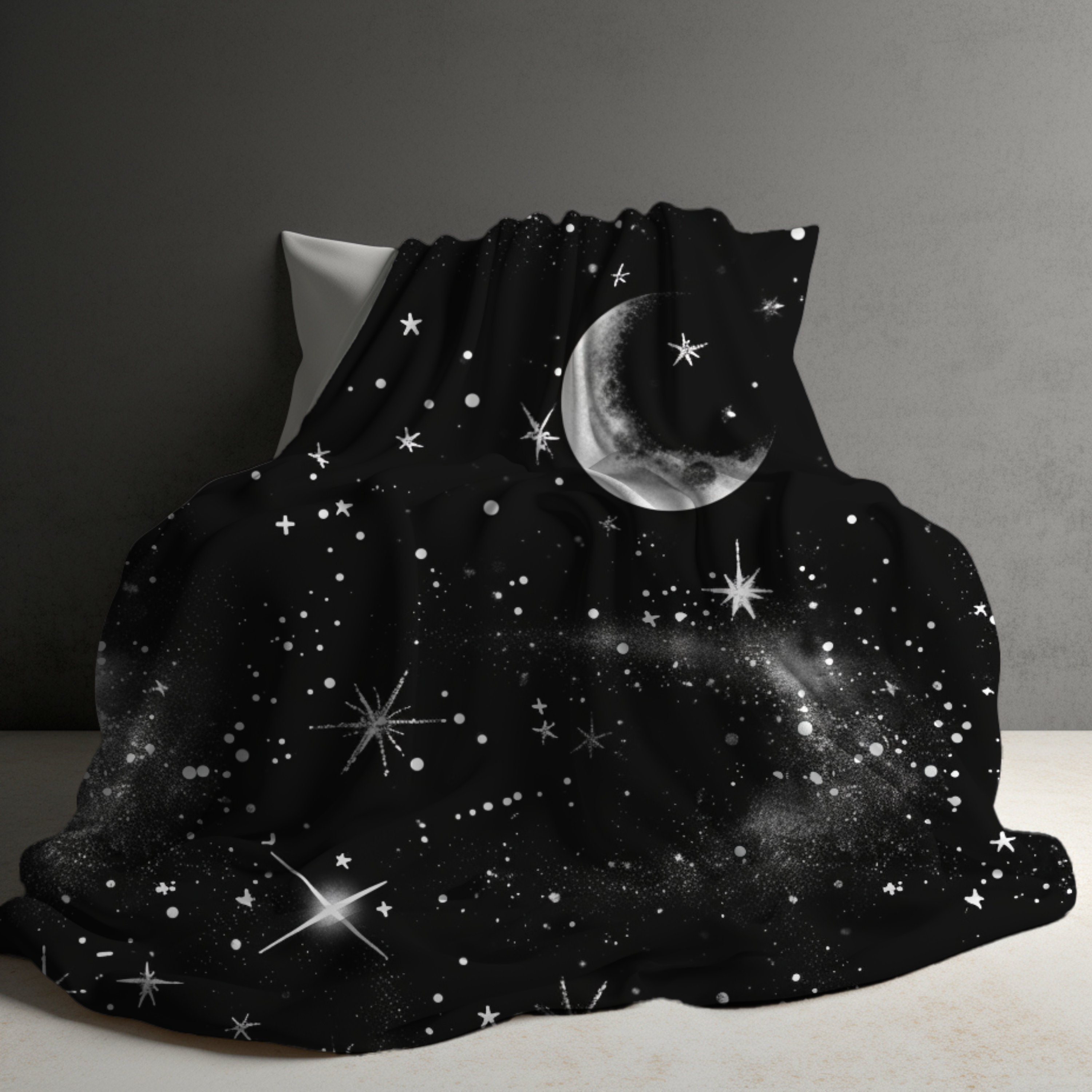Lightning Aurora Galaxy Space Blanket