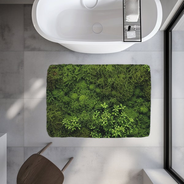 Moss Bath Mat Etsy