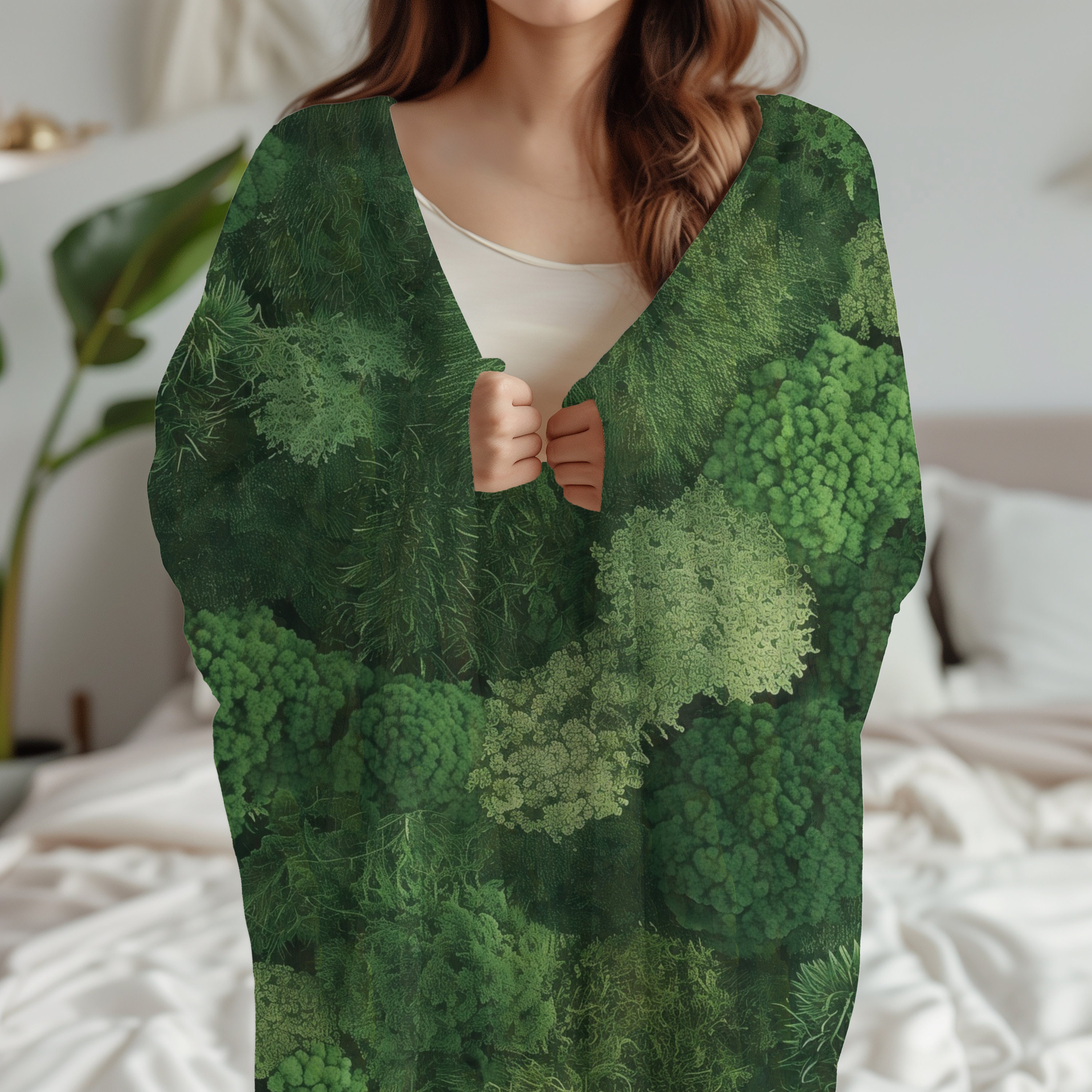 Moss Blanket Fantasy Nature Blanket Whimsical Cottagecore Throw Etsy UK