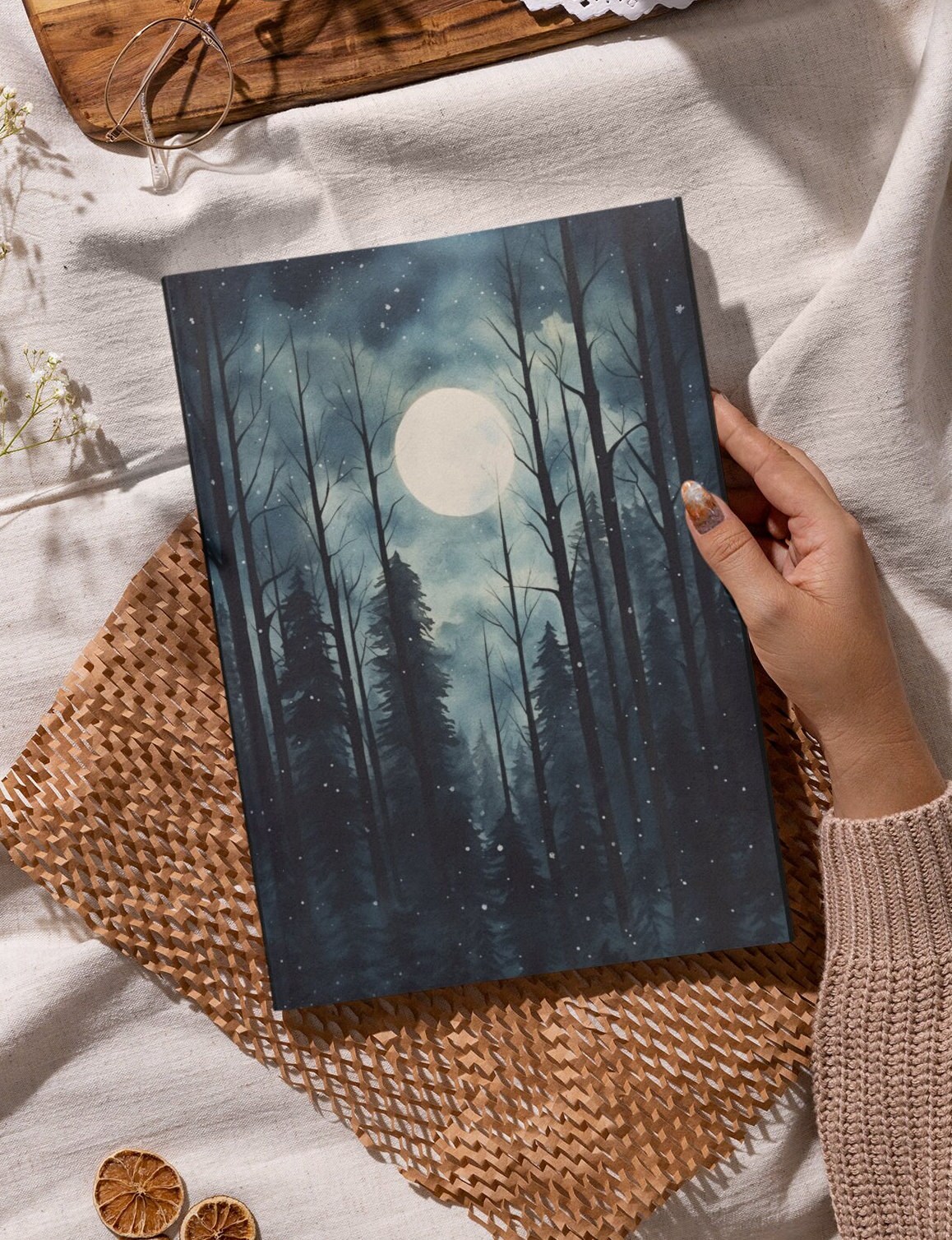 激安直営店 Junk Night Hardcover Forest Dark Journal Paper Lined Matte コレクション