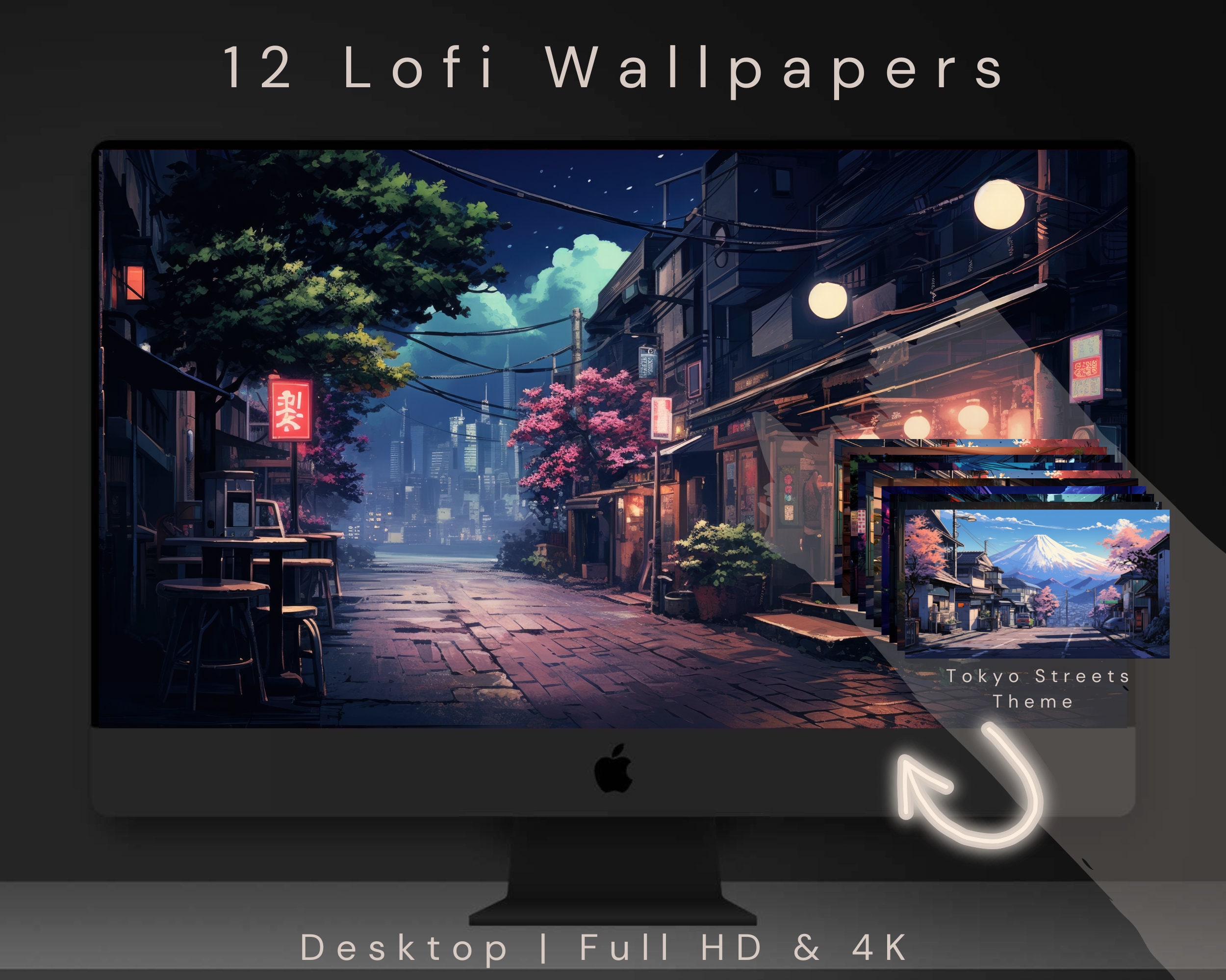 ArtStation - 64+ Lofi Digital Wallpapers, MEGA Bundle, Lofi Themed Desktop  Backgrounds