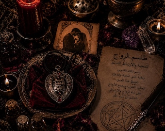 Amuleto per l'incantesimo del matrimonio – Jinn arabo per l'amore e l'impegno