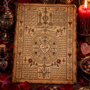 Amulett för begär och bindande kärlek – Talisman för sann engagemang och passion