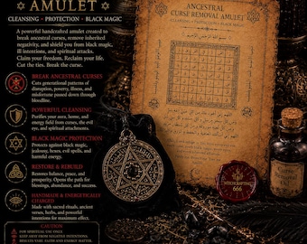 Ancestral Curse Removal Amulet – Cleansing, Protection, Black Magic