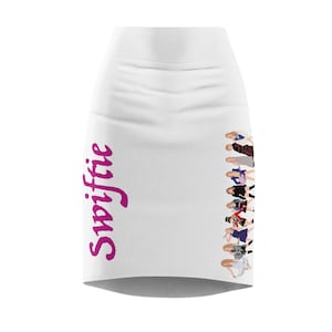 Women&#39;s Pencil Skirt (AOP) Swiftie