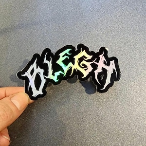 Metal Holographic, Water-Resistant Vinyl Sticker
