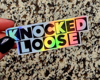 Knocked Loose Holographic Vinyl Sticker