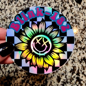 Blink-182 Holographic water resistant Sticker