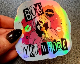 Holographic Horror Sticker