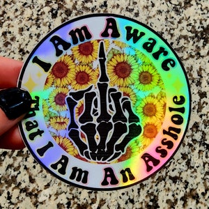 Falling In Reverse Holographic Vinyl water resistant Sticker