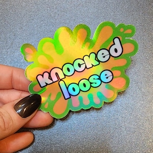 Knocked Loose Holographic Vinyl Sticker