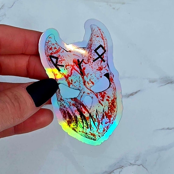 Slaughter to Prevail Viking Mask Holographic Sticker - Etsy