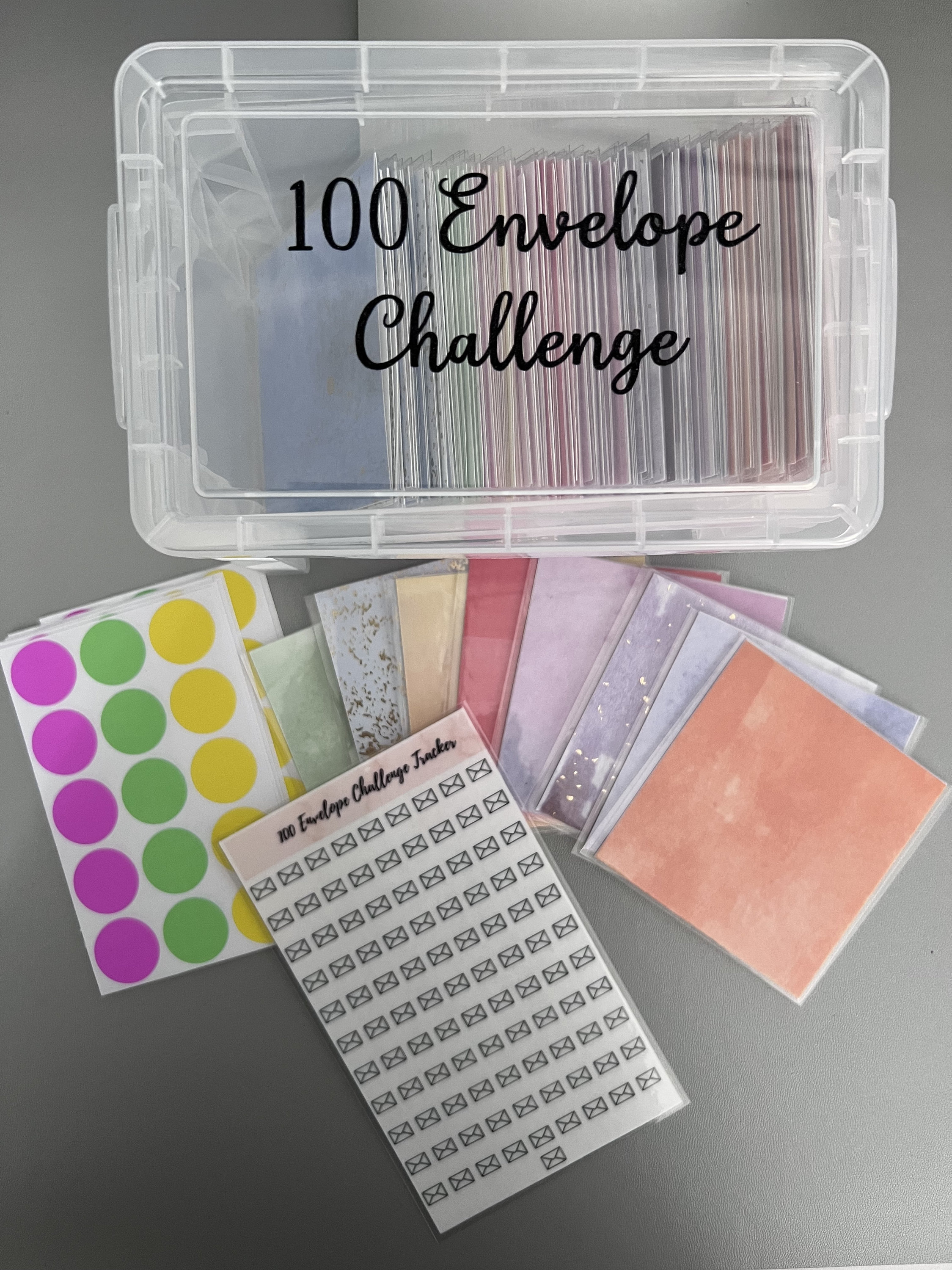 X-Large Number Stickers 1 - 100. Planner Stickers. 100 Envelope Challenge  || F752