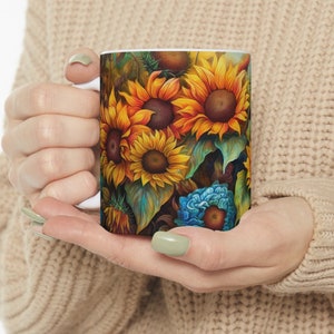 Sunflower Mug, Sunflower Gifts, Sunflower Cup, Sunflower Coffee Mug, Sunflower Coffee Cup, Sunflower Gifts For Her, Sunflower Gift Women&#39;s