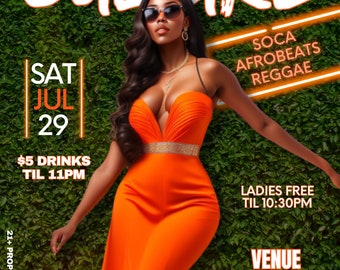 Editable Motion/Animated Club flyer Canva Template