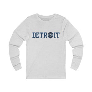 Detroit Lions Long Sleeve Tee,  Detroit Lions Fan, Detroit Fan Gift, Lions Fan Gift