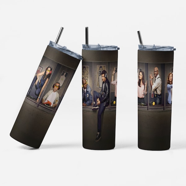 Brooklyn 99 PNG for sublimation on 20oz tumbler