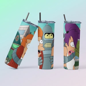 Futurama Sublimation Tumbler and PNG Design!