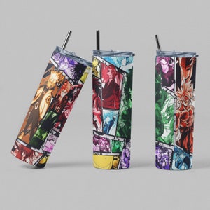 Anime PNG für Sublimationsdruck auf 20 Unzen Becher