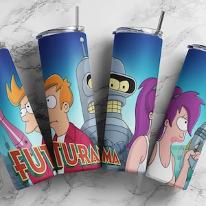 Futurama Sublimation Digitaler Download! Perfekt für 20oz Becher!