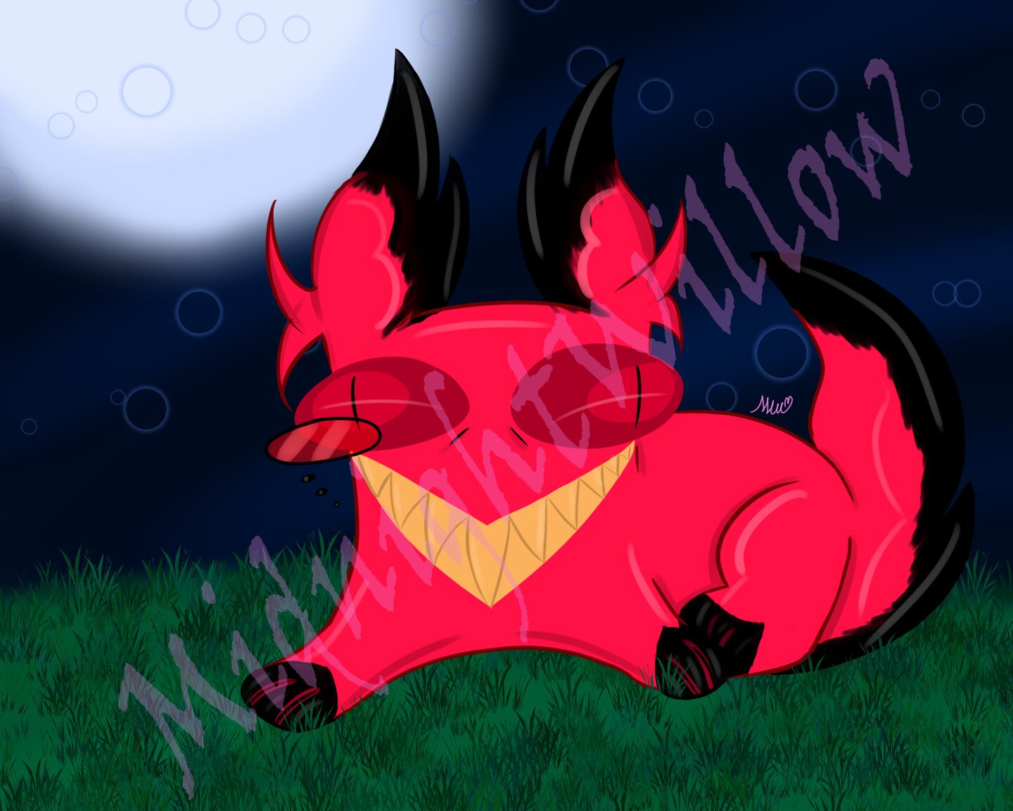 Hazbin Hotel Cursed Cat Alastor 8x10 Print - Etsy